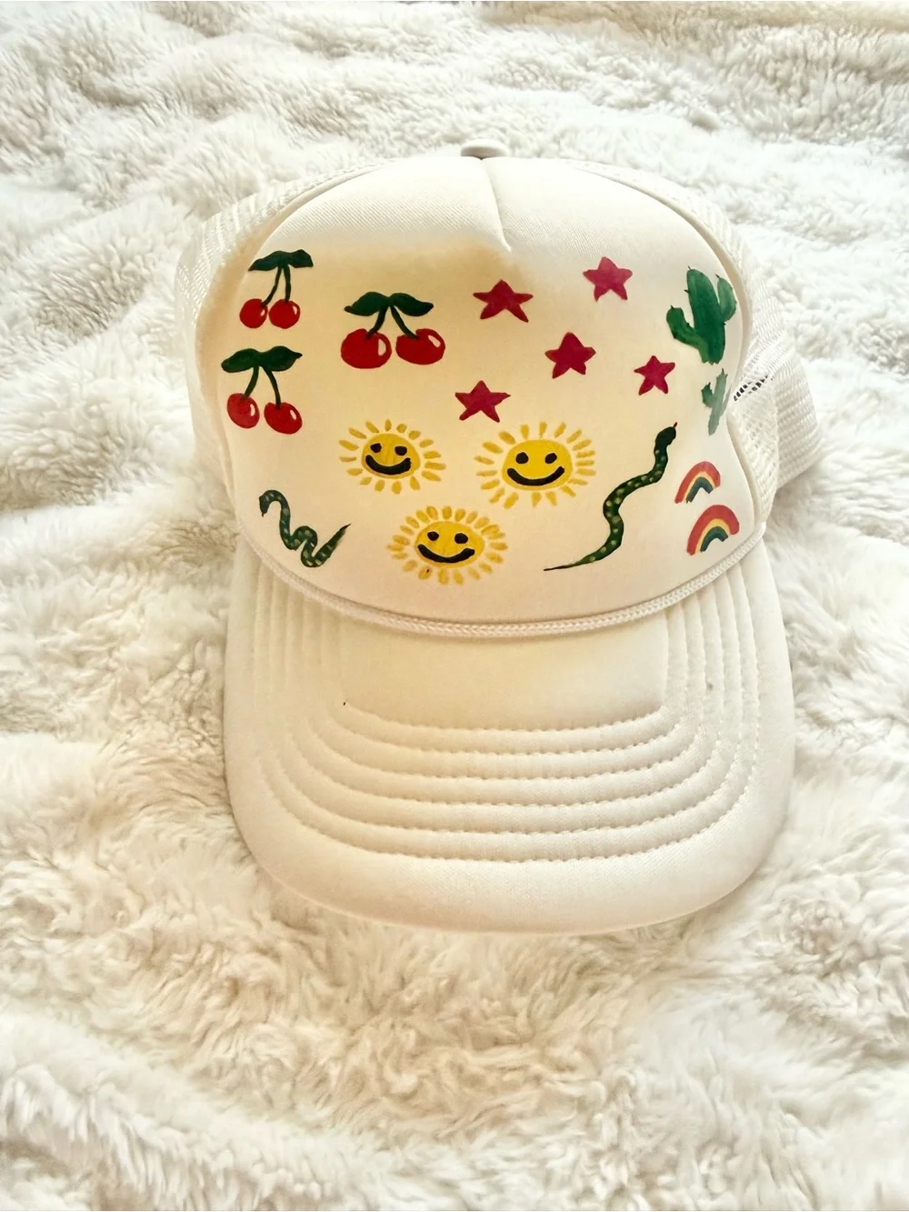 White Trucker Hat